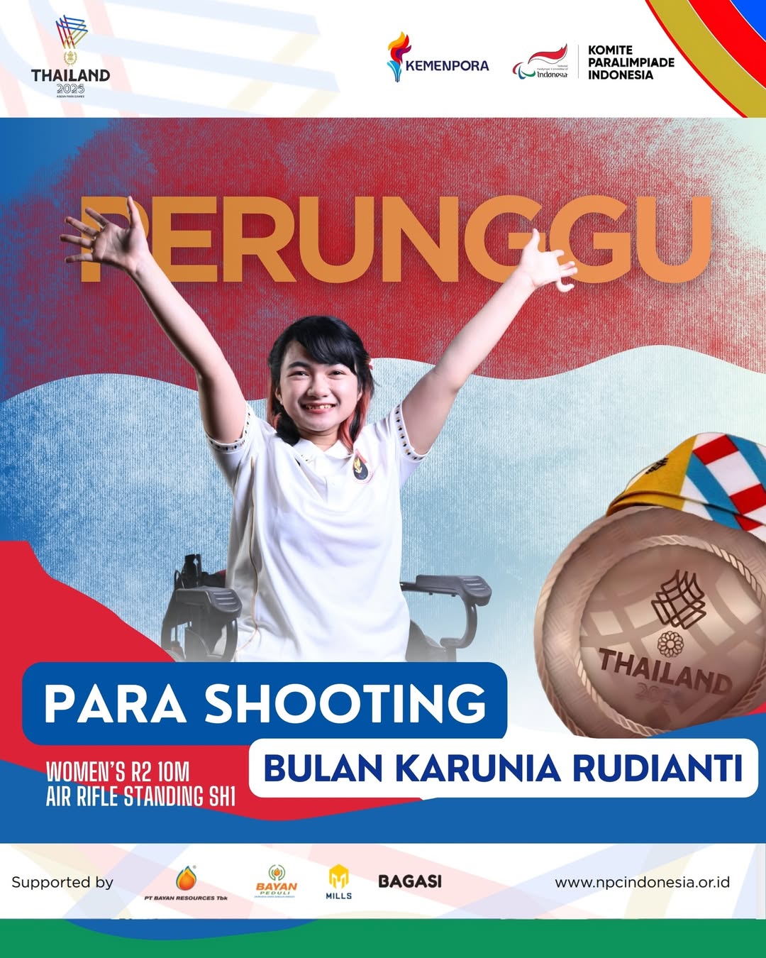 Bulan Karunia – Perunggu ASEAN Para Games 2025