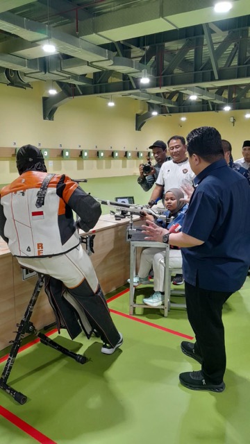 Kunjungan Menteri Pemuda dan Olahraga ke Pelatnas